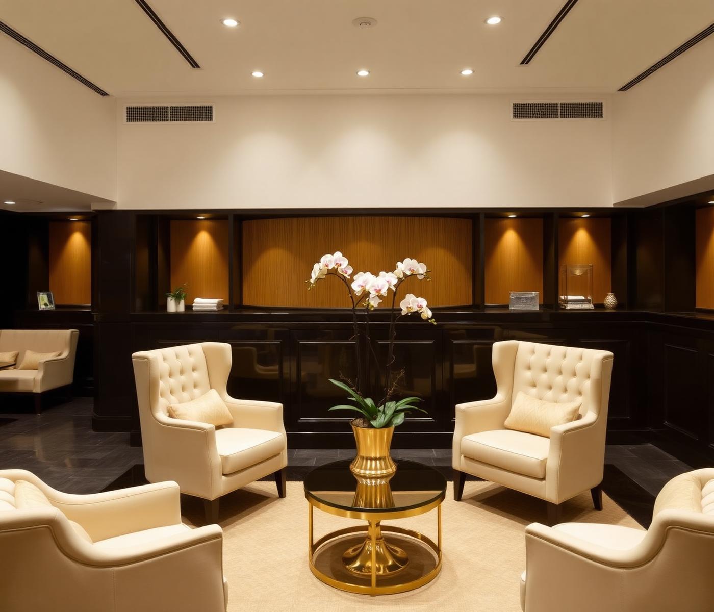 The Glow Membership lounge at Lumière